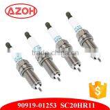 Car Engine Genuine Parts Denso Iridium Spark Plug 90919-01253 SC20HR11 for Toyota Lexus Crown Camry Corolla Rav4