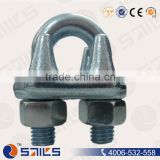 US type galv drop forged wire rope clamp clips
