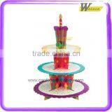 Corrugated Paper 3 Tier Cupcake Display Stand for Party Celebration thumbnail-1