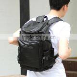 2015 Hot Sale Outdoor Fashion Leather Backpack Bag Custom Laptop Backpack thumbnail-1
