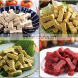Small Bone Dental Chews Dog Food Production Line Dry Pet Food Supplies