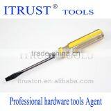 Yellow Plastic Handle Carbon Steel Screwdriver Tool SD1063 thumbnail-1
