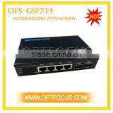 10/100/1000M 4UTP+2SFP Fiber Optical Switch