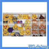Hogift 13 Styles Soft Emoji Smiley Pollow Yellow Round Cushion Pillow Christmas Present Pillow thumbnail-3