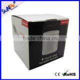 Bluetooth Speaker Lamp: 2016 LED Portable Bamboo Cylinder Bluetooth Speaker With Light thumbnail-3