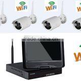 2015 hot selling plug and play 4 channels wifi NVR kit with screen