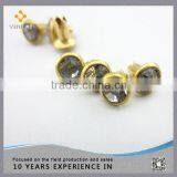 Gold Crystal Jeans Rivet thumbnail-1