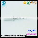 HIGH QUALITY FACTORY DOME HEAD ALUMINUM STEEL MULTI-GRIP POP RIVETS thumbnail-2
