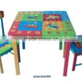 Kids Wooden Transportation Table And Chairs Set