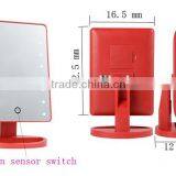 Smart LED Mirror for 16led Make up Mirror Touch Screen Sensor Gifts Cosmetic