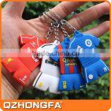 Custom Rubber Keyring, Football T-Shirt Shape Keyring thumbnail-5