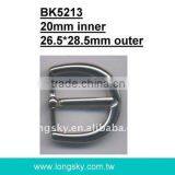 U-shaped Belt Buckle With Prong (#BK5213/20mm Inner) thumbnail-1