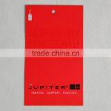 China Custom Red Garment Swing Tag for Latest Design Girls ' Net Dresses thumbnail-2