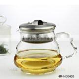 New Styles Glass Teapot With Steel Lid thumbnail-1
