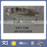 Colorful Home Decorative Items Ceramic Leaf Plate thumbnail-6