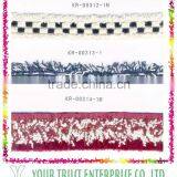 Burgundy Gold Metallic Wool Thread Braid Decorative Trimming Swimwear thumbnail-5