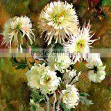 White Flower Canvas Oil Painting