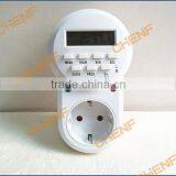 Newest 16A/230V 24 Hours Programmable Timer Socket thumbnail-2