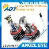 No Error LED Angel Eye Halo Light H8 for BMW Z4 E63 E64 650i E60 528i 535i E61 E89
