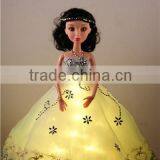 LED Light Clothing / Neow Glow Clothes / Fantastic White Ballet Dress With Diamonds thumbnail-1