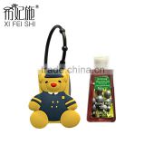 XIFEISHI Brands Cleaning Hand Sanitizer With Animal Silicon Rubber Case