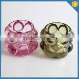 Crystal Cut Glass Candle Holder