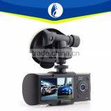 G-sensor X3000 Dual Lens HD 2.7" GPS Car DVR Driving 1080p Wireless Dash Cam Camera Video Recorder With Gps thumbnail-2
