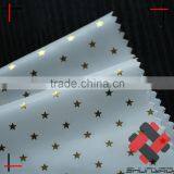 Gold Star Foil Polyester Taffeta Fabric thumbnail-3