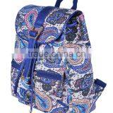 the Most Popular Classical Pattern Ladies Canvas Backpack thumbnail-1