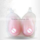 600g-2000g per Pairs Pink Beige Transparent Brown Color Avaliable One Piece Silicone Breast Forms China Supplier Good Services thumbnail-3