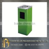 custom square baking powder coating trash can/trash bin/garbage can hot selling new products made in china