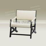 The New Classic Modern Wood And Leather Leisure Chair thumbnail-5