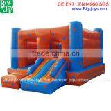 2013 Top Selling Inflatable Happy Hop Bouncer With Short Slide thumbnail-1