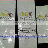 Coffee Bags With Degassing Valve Side Gusseted or Quad Sealed