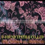 SUPER NICE GLITTER PRINT ON BLACK VELVET FABRIC thumbnail-3