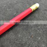 High Quality HB Hexagonal Rubber Tip 7 Inch Wooden Lapices Pencil thumbnail-6