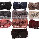 Hand Crocheted Comfortable Cap, Fashion Flower Nice Looking Head Wraps thumbnail-1