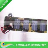 Outdoor equipment /8W solar portable charger/ solar folding charging/ mobile phone/ lithium battery charger
