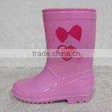Fashion Girls Cheap Kids PVC Boots