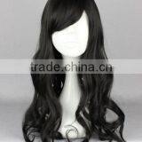 Synthetic Dark Long Kinky Wavy Wig N443 thumbnail-1