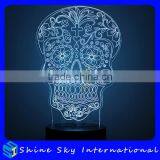 Double Faced Man 3D Night Light Creative Christmas Gift Led Night Light Vision 3D Night Light thumbnail-5