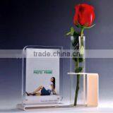 Handmade Acrylic Vase With Photo Frame