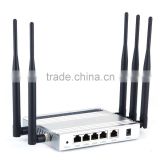 Afoundry Wireless Router Long Range High Power WIFI Router Wireless Internet with Firewall 5x5dBi Antenna Metal Computer Router
