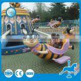 Theme Park Amusemetnt Kids Animated Games Rotary Bee Ride thumbnail-4