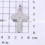 Touchlove New Arrival Engraved Cross Custom Stainless Steel Pendant Necklace thumbnail-5