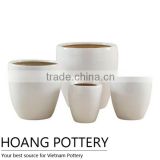 Vietnam wholesale White Glazed Ceramic Indoor