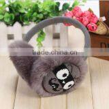 Animal Jacquard Pattern Earmuffs Warm Ear Protector thumbnail-3