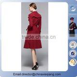 2016 Fashion Ladies Retor Trench Coat Winter Coat for Women thumbnail-2