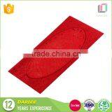 2016 Newest Design Unique Red Packet Custom Laser Cut Paper Printing Red Envelope