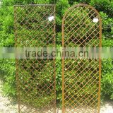 Natural Wicker panel for garden decoration